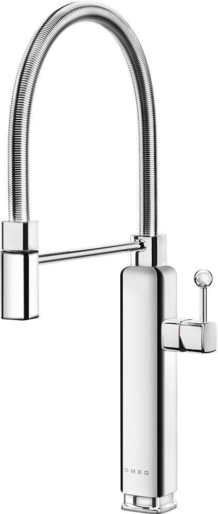 شیر دستشویی اسمگ ایتالیا مدل SMEG MDF50SS - طراحی رترو دهه ۵۰ میلادی